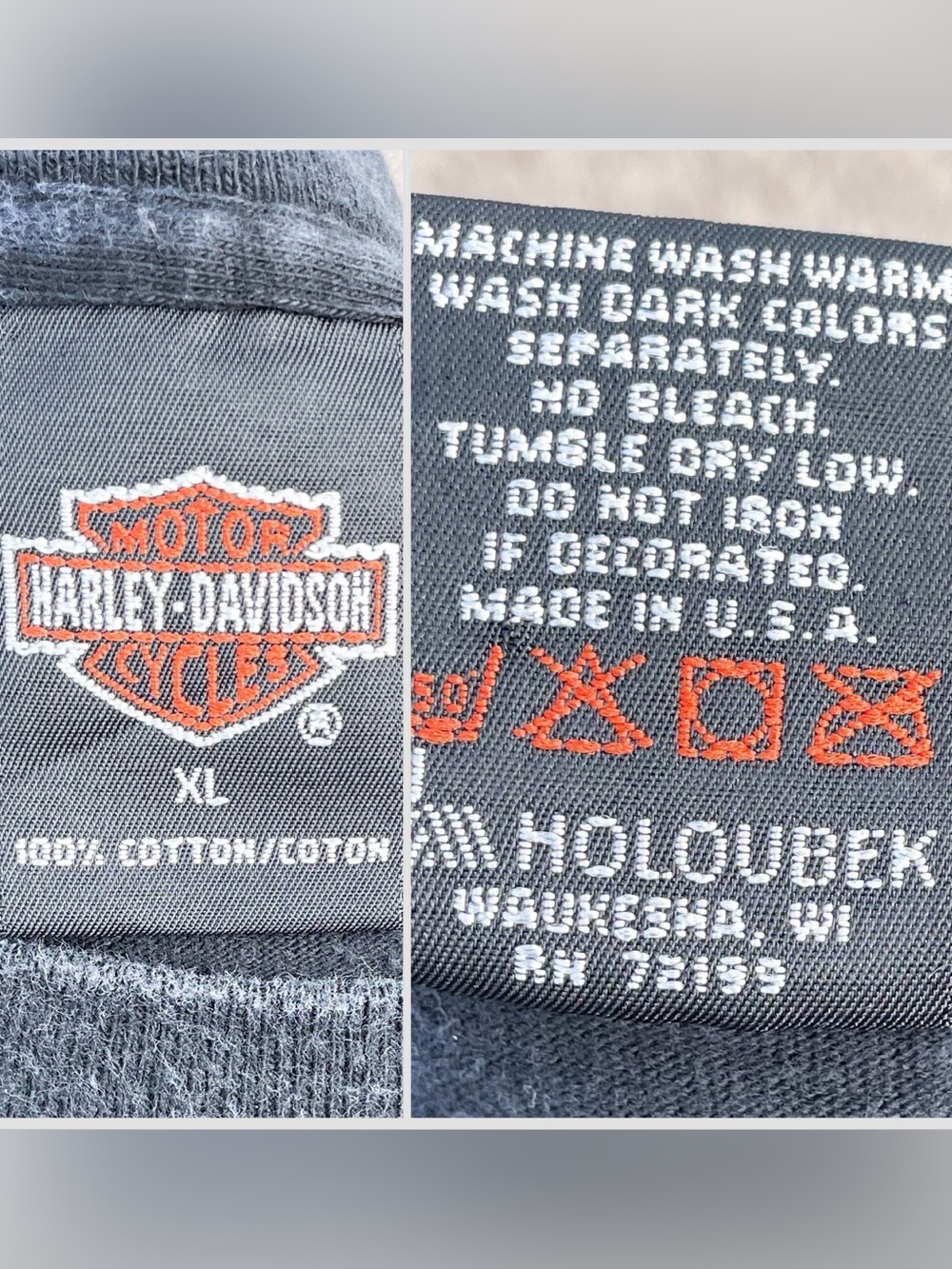 Vtg 1996 Harley Davidson Honolulu Hawaii T-shirt XL USA Holoubek Eagle - Picture 3 of 9
